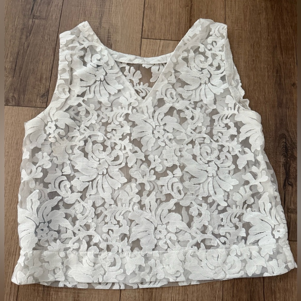 Banana Republic White Blouse - Picture 4 of 5
